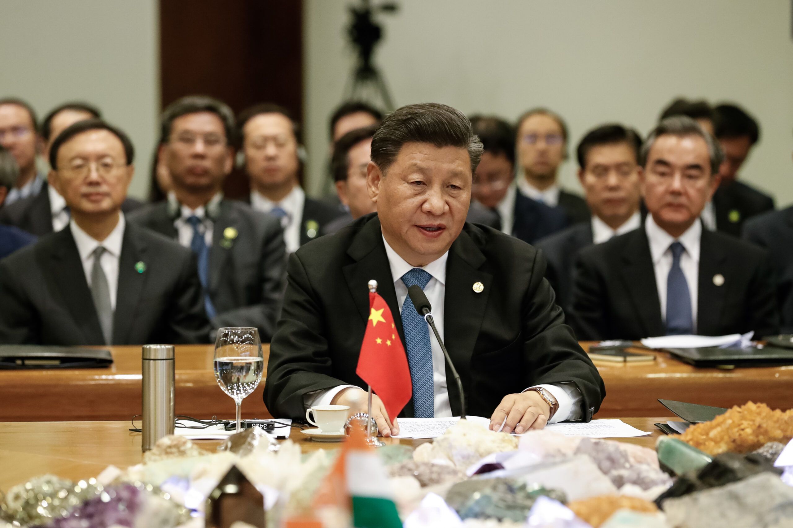 (Brasília - DF, 14/11/2019) Palavras do Presidente da República Popular da China, Xi Jinping.
Foto: Alan Santos/PR