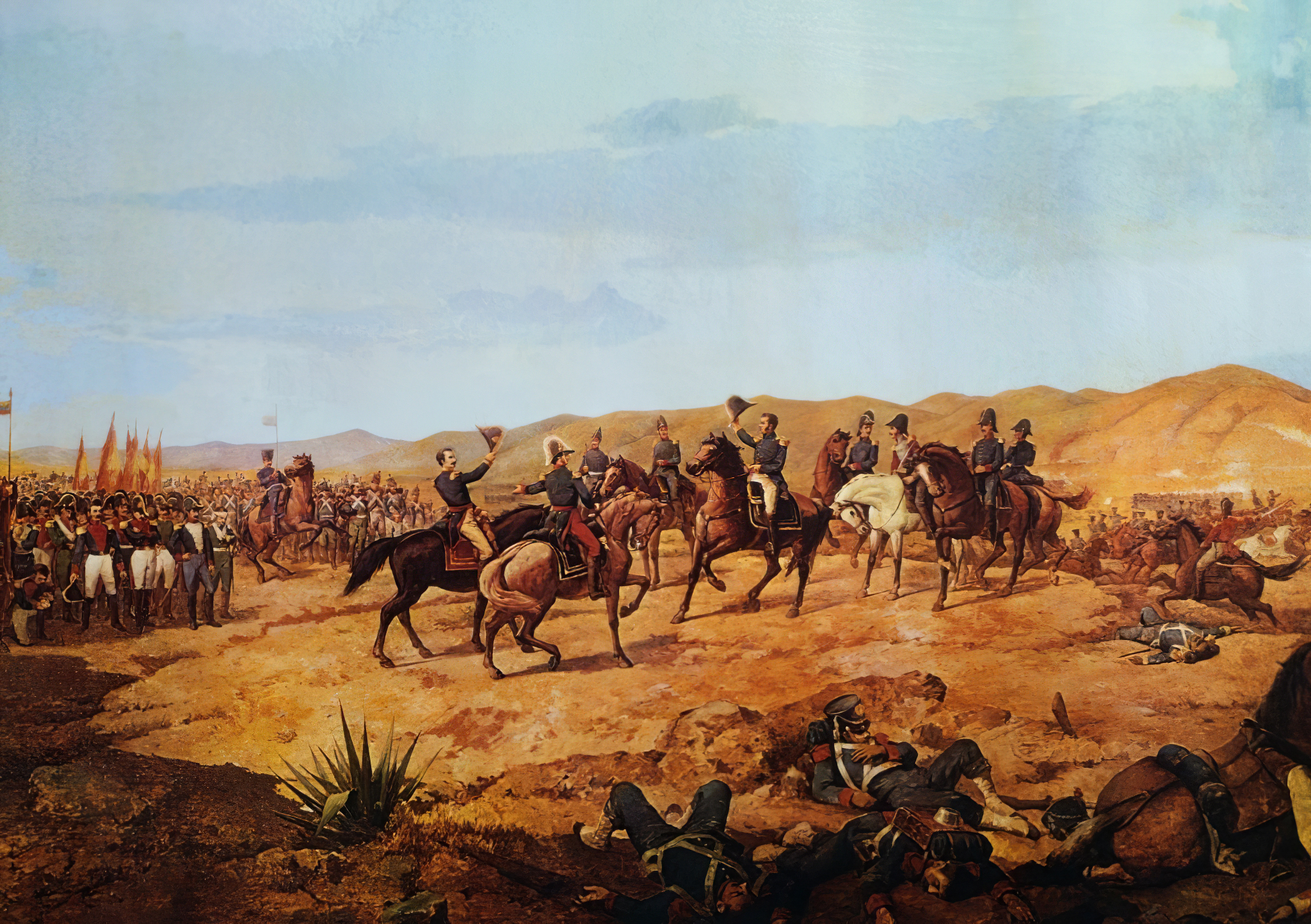 Batalla de Ayacucho by Martín Tovar y Tovar (crédito National Art Gallery of Venezuela)_CN